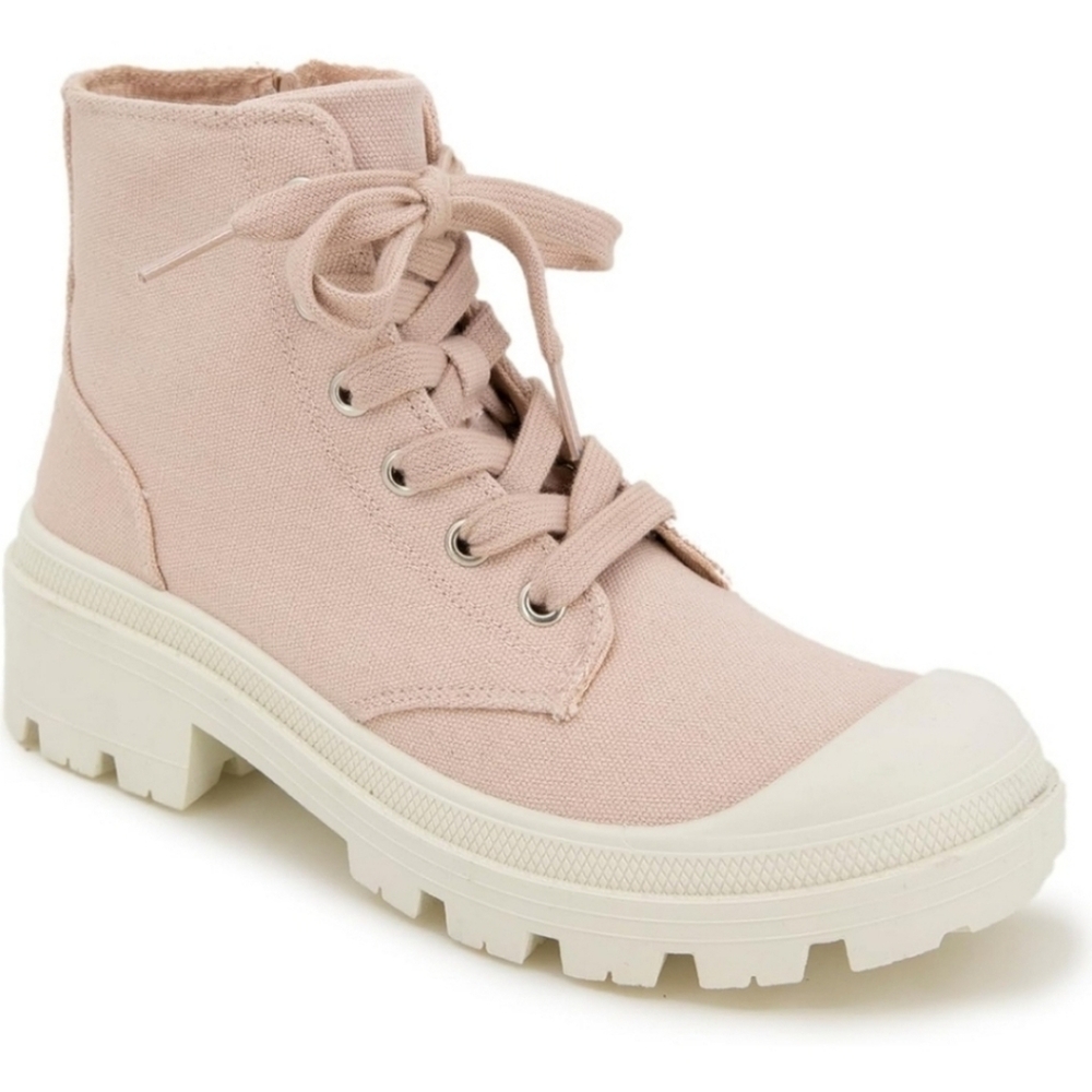 NWT Unionbay Canvas High-Top Sneakers (Light Pink)